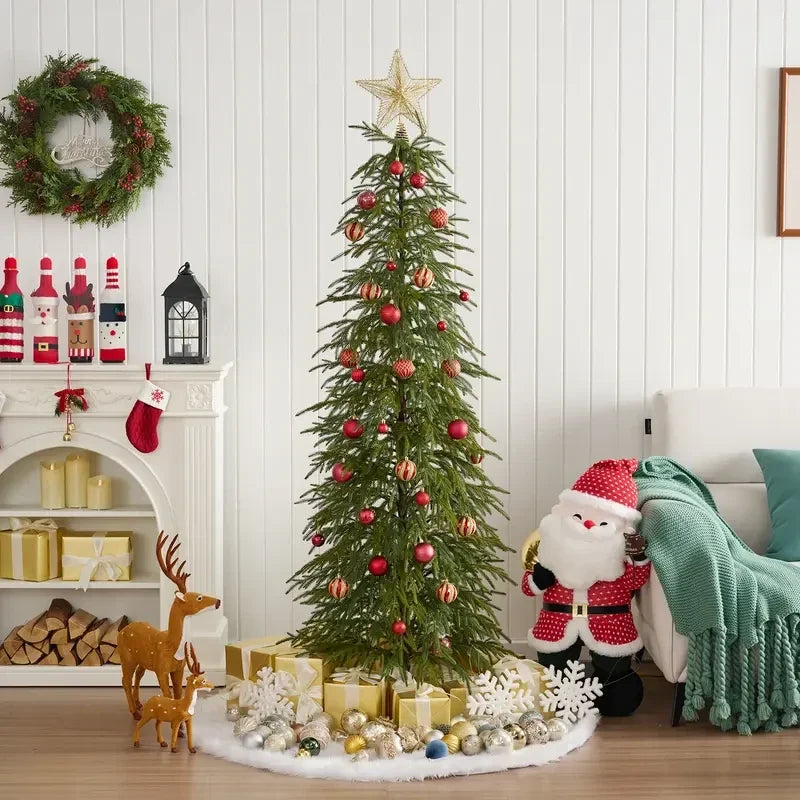 Artificial Cypress Christmas Tree | 5–7 FT, Pre-lit & Unlit
