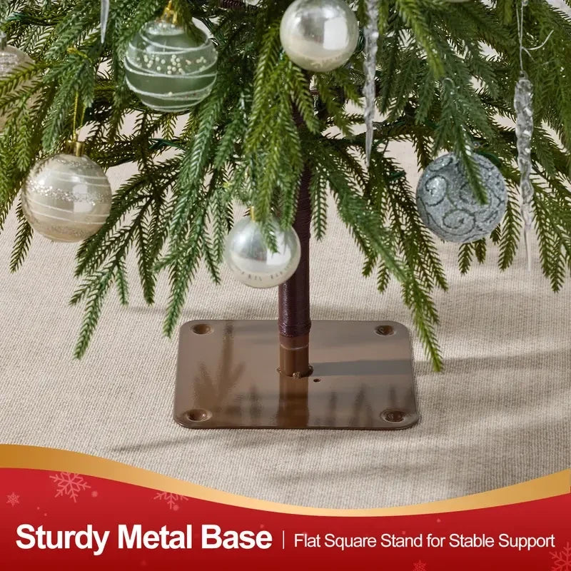 Artificial Cypress Christmas Tree | 5–7 FT, Pre-lit & Unlit