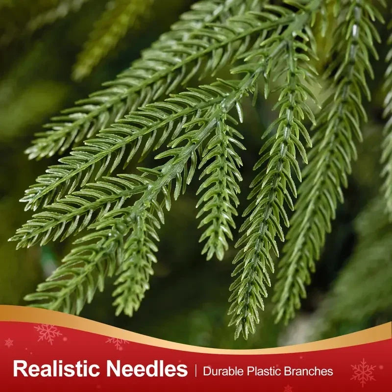 Artificial Cypress Christmas Tree | 5–7 FT, Pre-lit & Unlit